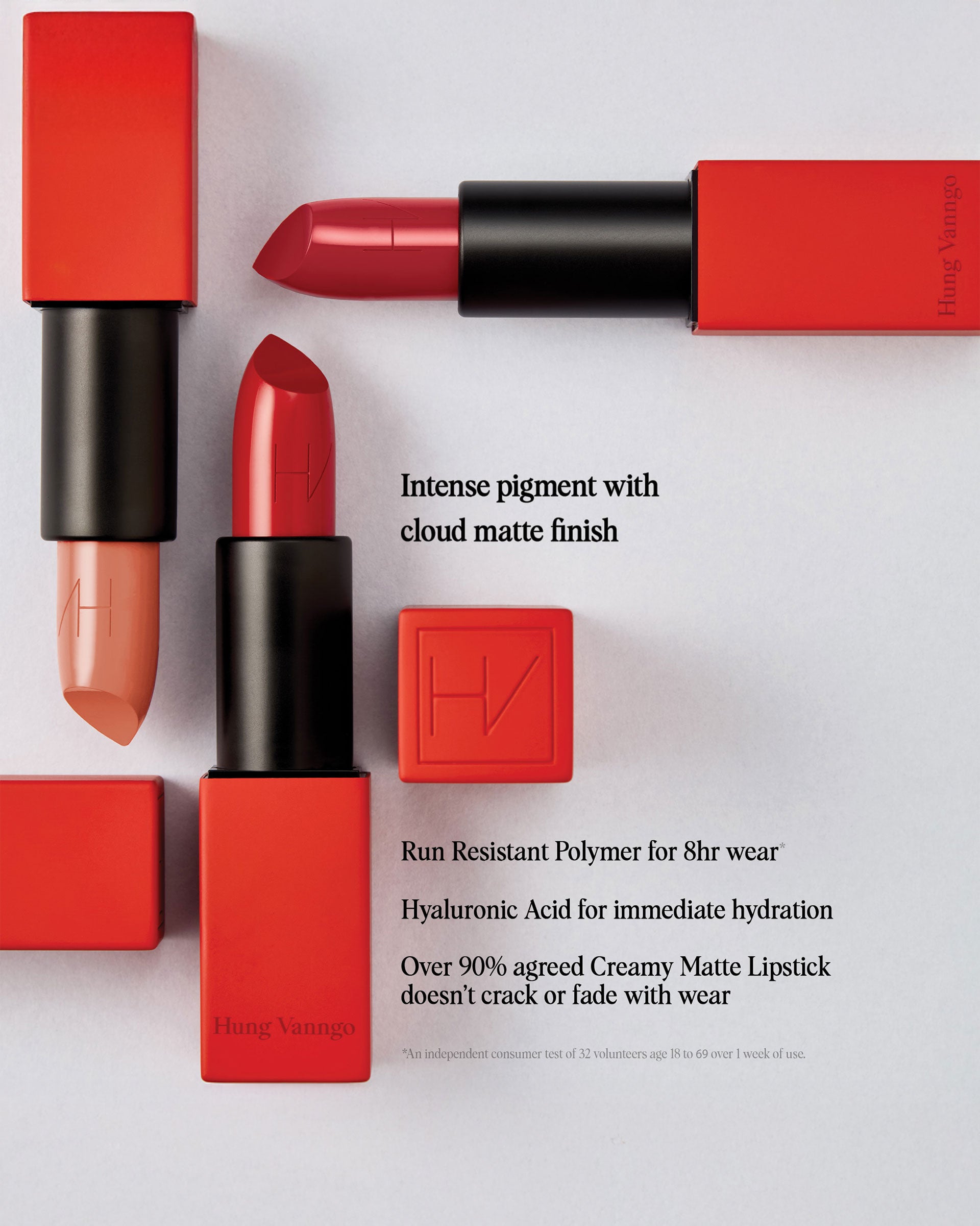 Creamy Matte Longwear Lipstick with Hyaluronic Acid