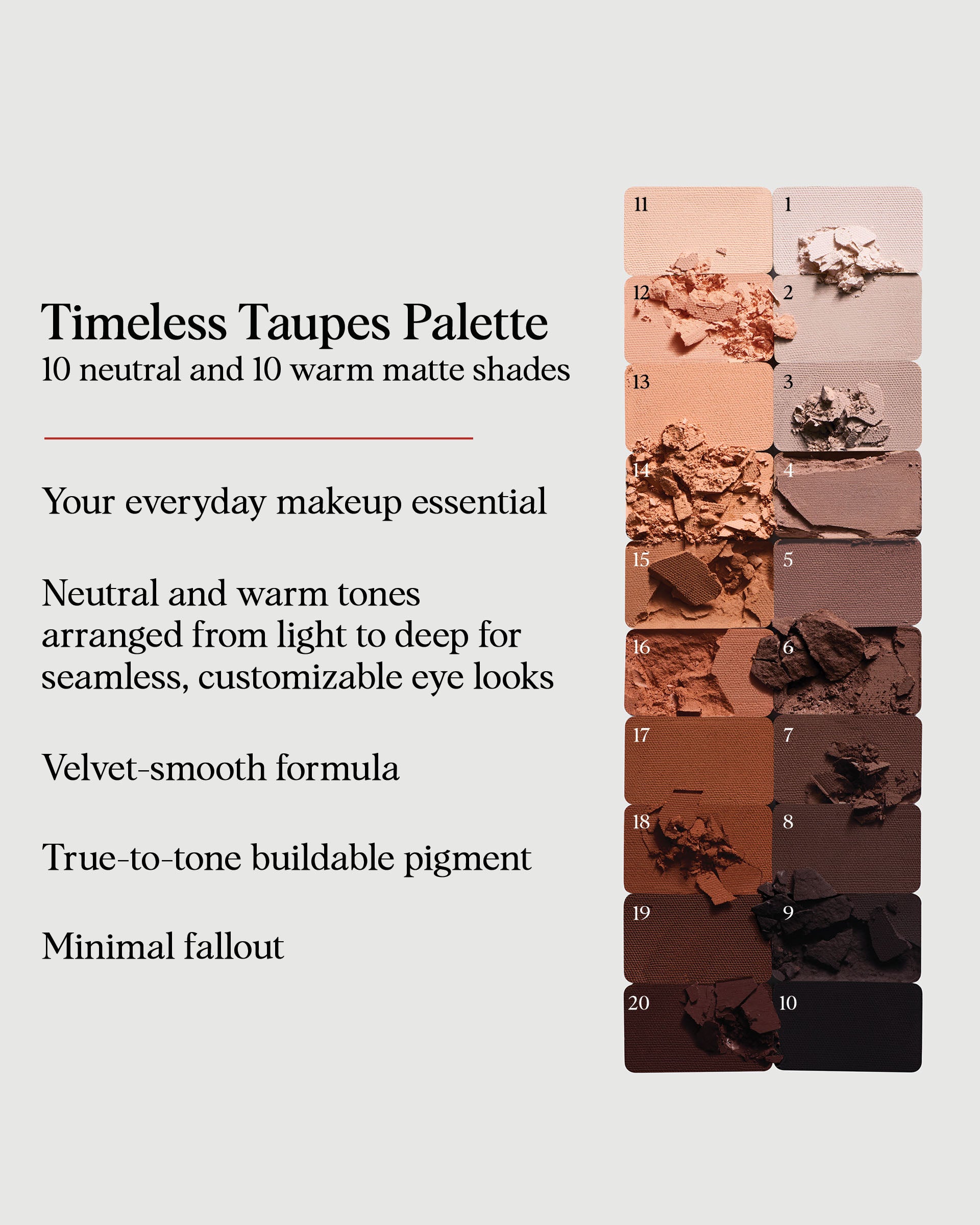 Timeless Taupes Color Story Eyeshadow Palette